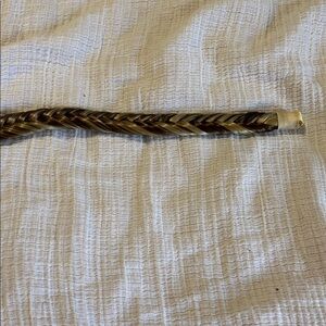 Madison Braided Hair Headband in Brown and Blonde. Fishtail Braid